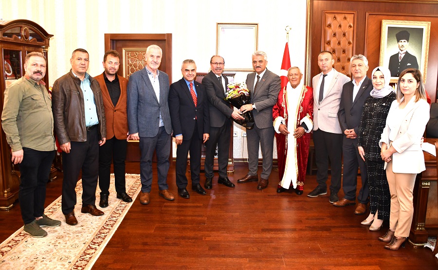 Sayın Valimiz Mehmet Makas'a Ahiler Haftası Ziyareti
