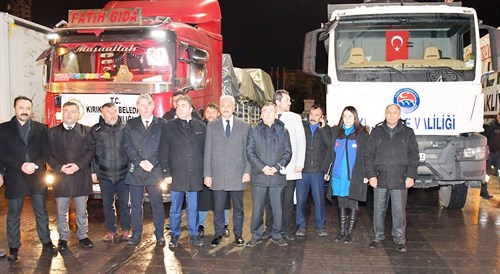 Deprem Bölgesine Yardım ve Destekler Artarak Devam Ediyor